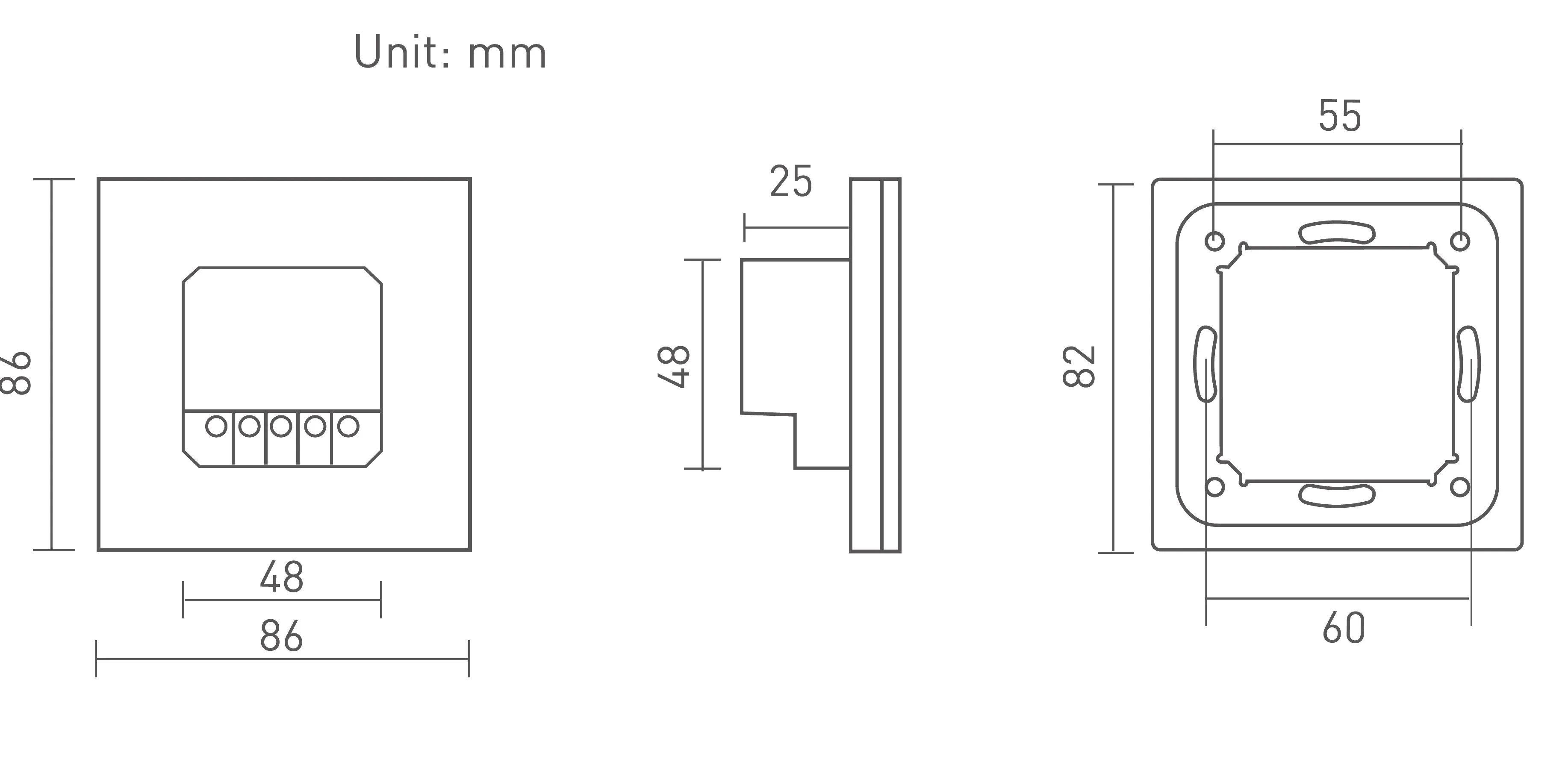RF2.4GHz RGB Dimming Touch Panel, PWM Power output, 12/24Vdc, 288W 12A, Single/Multi Zone Support. E3  LTECH Touch Panel